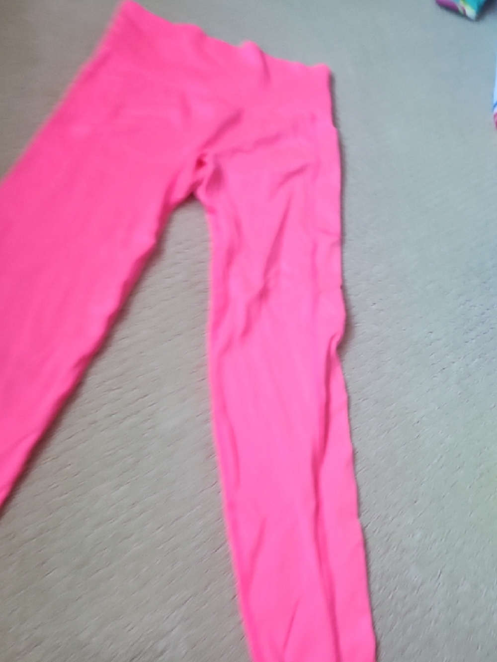 PINK Victoria's Secret Neon Hot Pink Leggings - Picture 7 of 15